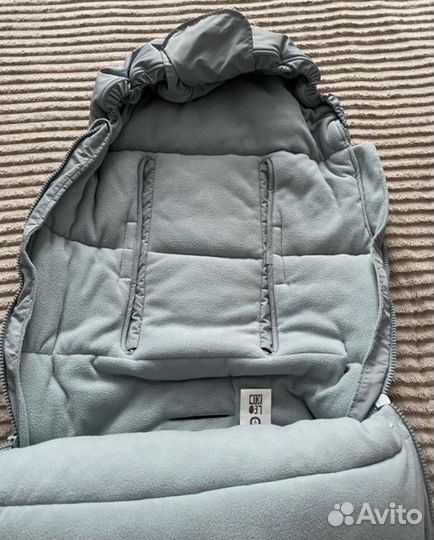 Зимний конверт в коляску leokid