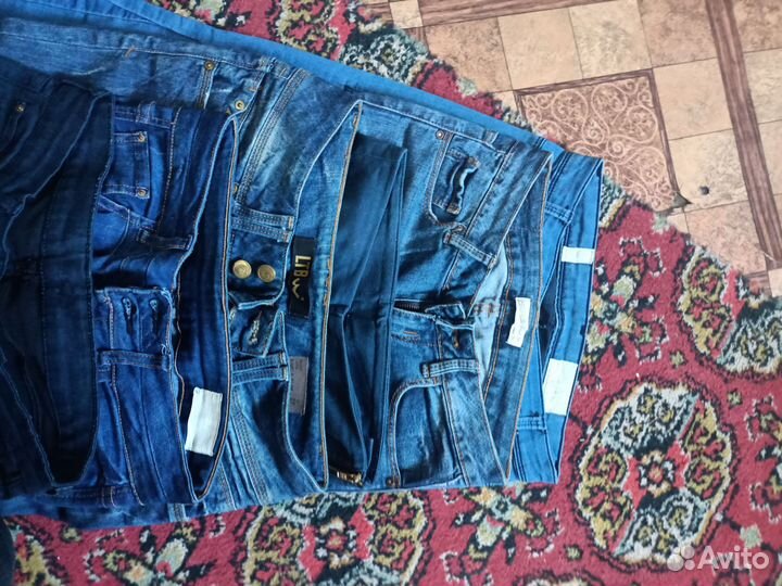 Вещи пакетом 40-44 джинсы