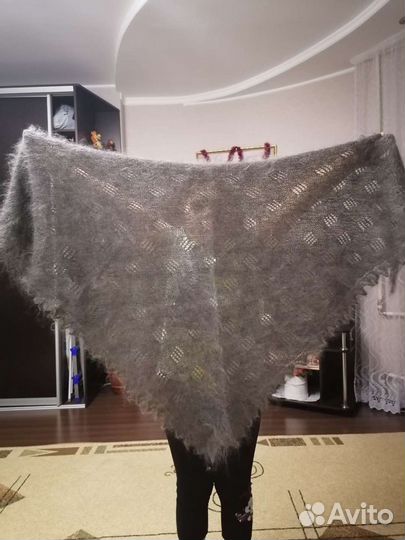 Пуховая косынка