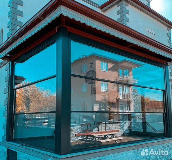 Гильотинное автоматическое остекление