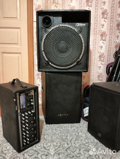 Усилитель с колонками комплект