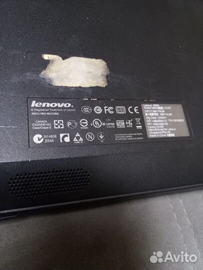 Ноутбук донор lenovo G580-20157