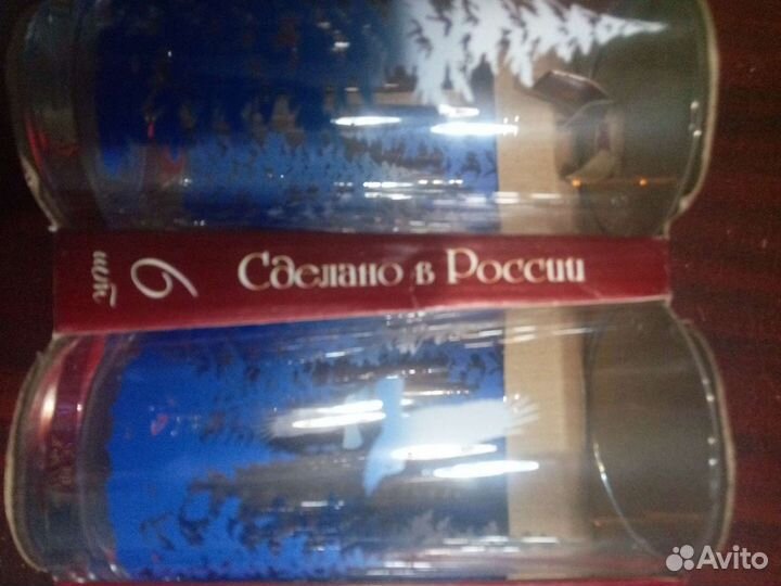 Набор подарочный стаканов.Гусь Хрустальный