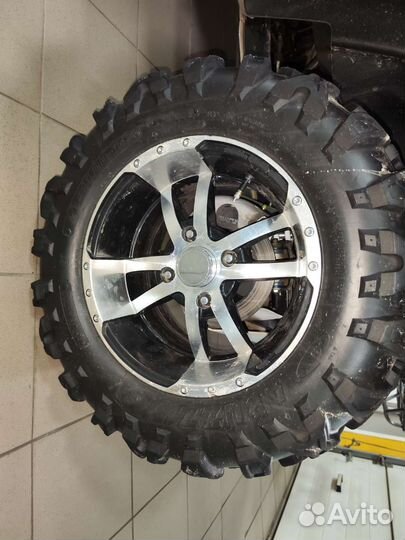 Цепи противоскольжения на погрузчик квадроцикл