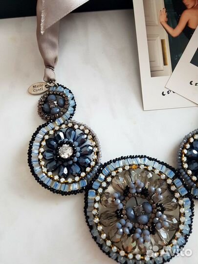 Ожерелье бижутерия новый год