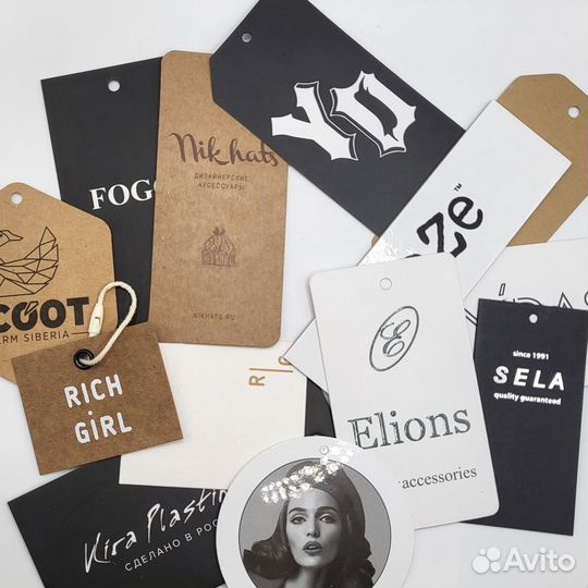 Изготовление этикеток, бирок, ярлыков, составников