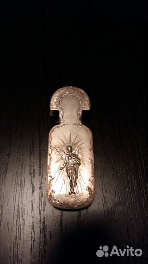 Зажим для денег серебряный