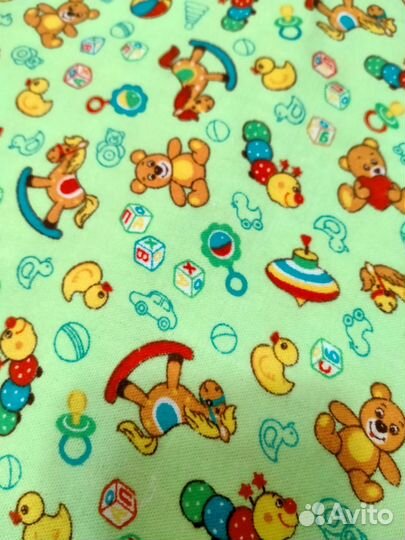 Отрез ткани фланель