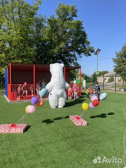 Белый мишка поздравление / Аниматор