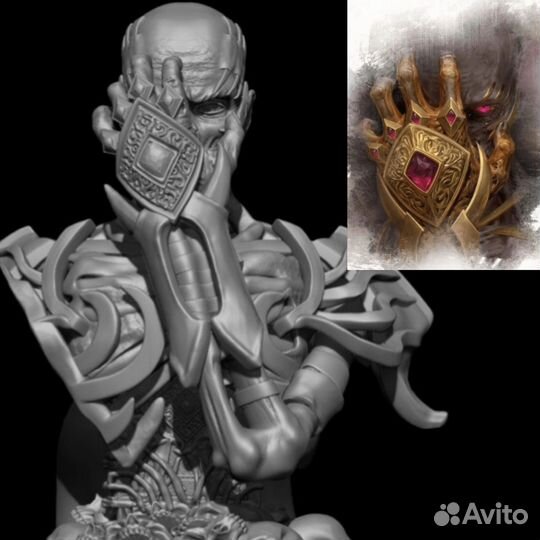 Художественное 3D моделирование по фото/3Д печать