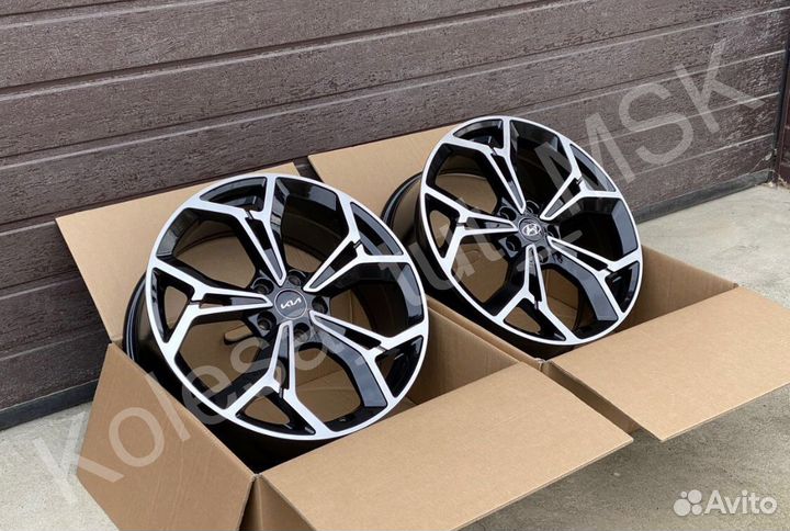 Диски r19 Kia Hyundai Black Machined