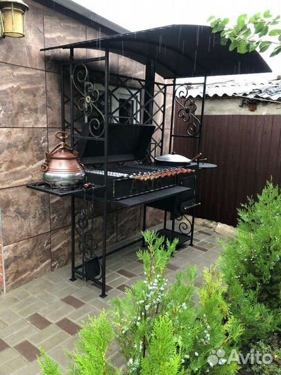 Мангальный комплекс с крышей