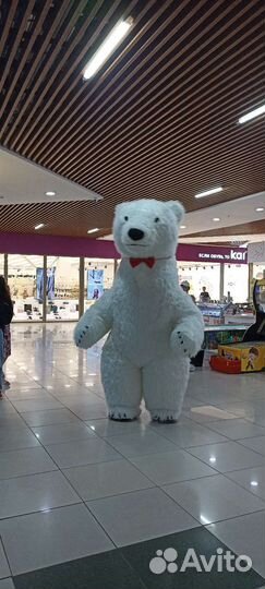 Поздравление белый Мишка