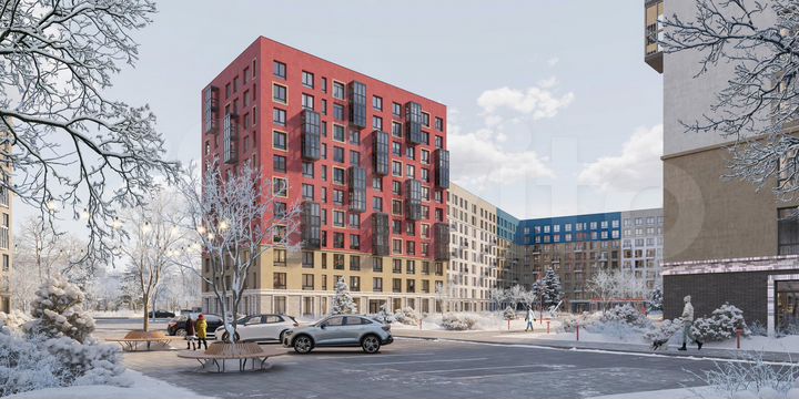 1-к. квартира, 33,1 м², 8/9 эт.