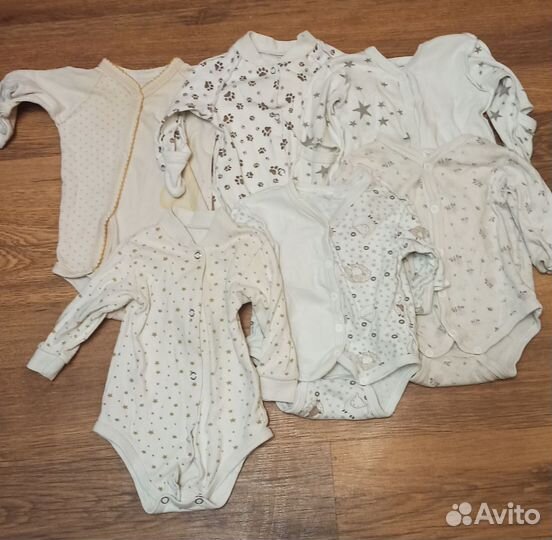 Вещи для новорожденных пакетом 56 62