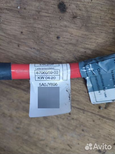 Плюсовой провод аккумулятора Bmw G20 Г20 бмв