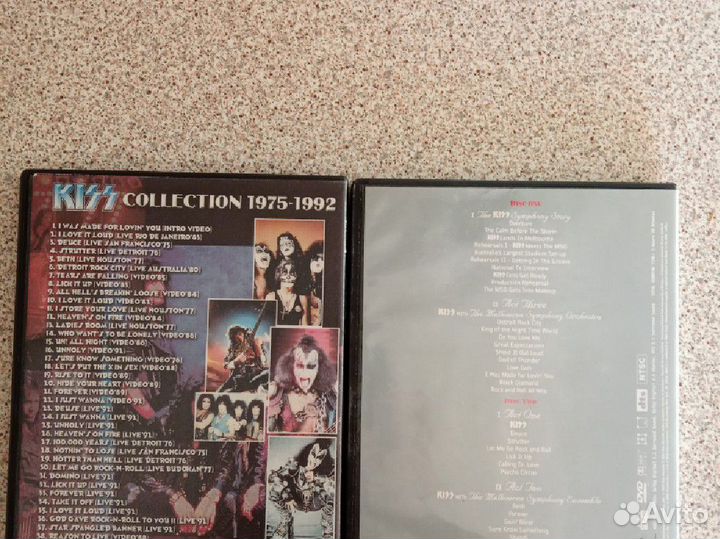 DVD диск группы Kiss