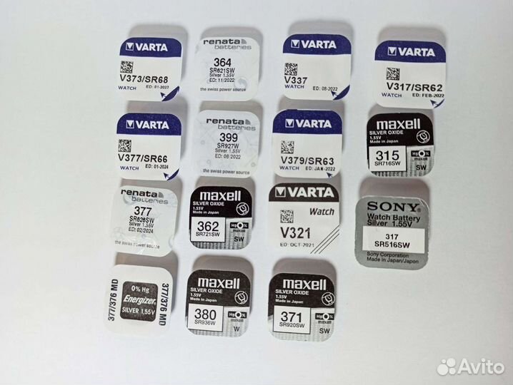 Батарейка серебрянно оксидная