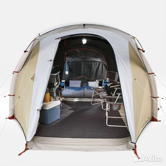 Палатка Quechua 4.1 AIR Seconds Fresh and Black