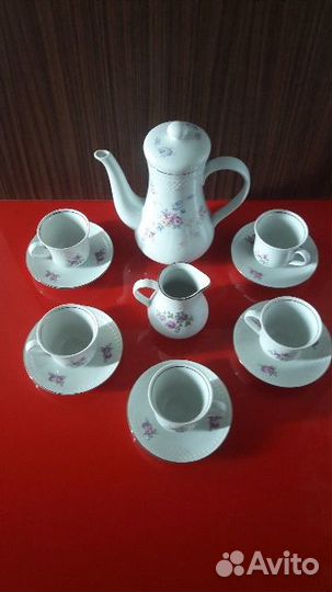 Кофейный сервиз гдр кольдиц