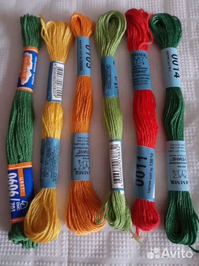 Нить цветная Мулине