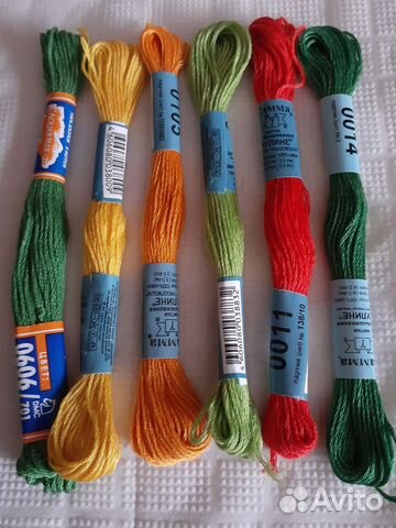 Нить цветная Мулине