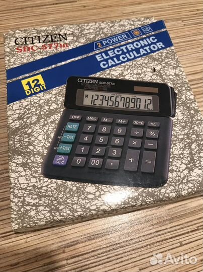Калькулятор citizen sdc-577