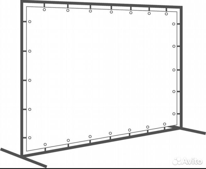 Каркас для фотозоны 2х2м, 3х2м(жел. конструкция)