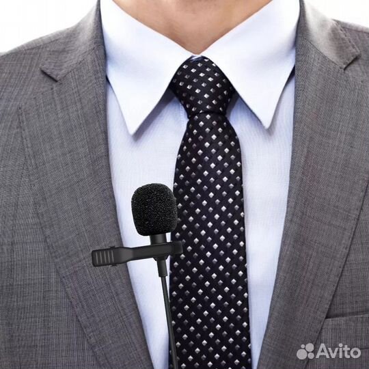 Микрофон петличный Орбита OT-SML01,разъем Lighntin