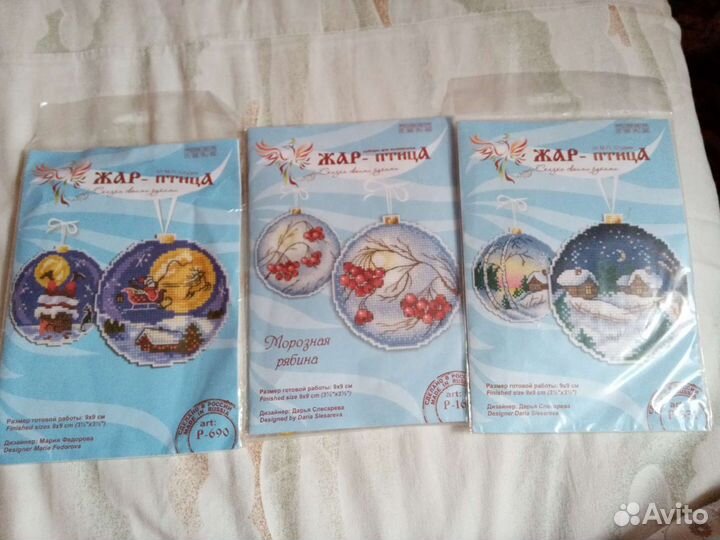 Остатки от наборов по вышиванию крестом