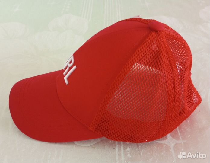 Бейсболка красная Girl 50-52 см, новая