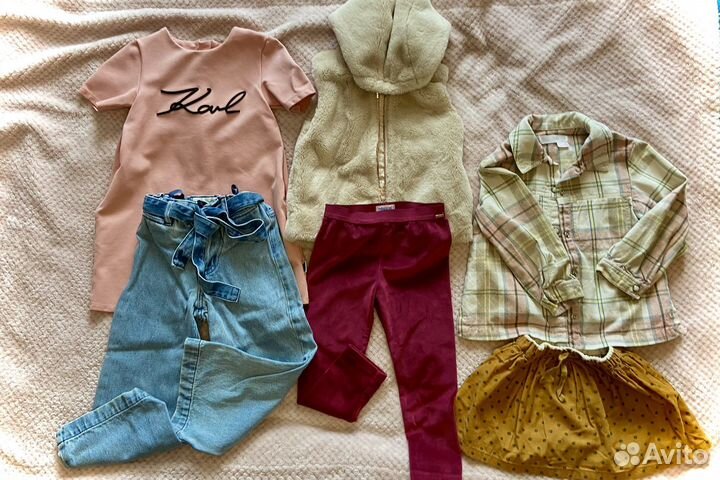 Фирменная одежда Zara для девочки 4-5 лет