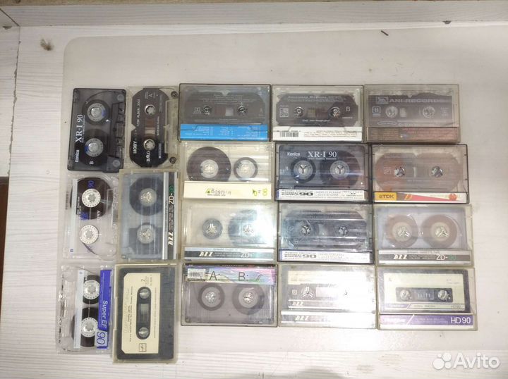 Аудио кассеты 18шт