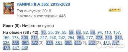 Наклейки Fifa 365 2020