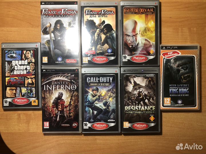 Игры на sony psp