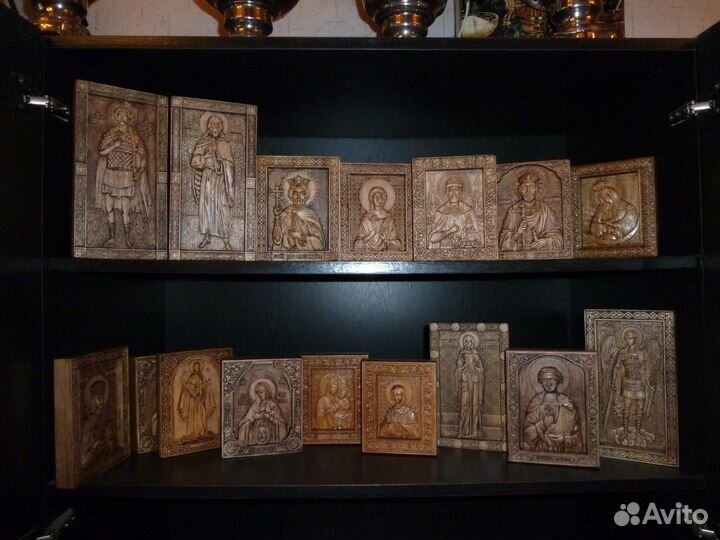 Иконы резные