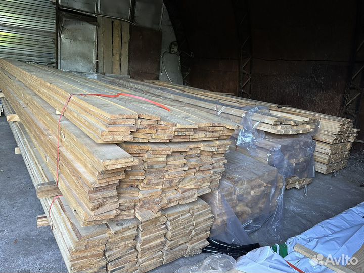 Тёс сухой, строганный