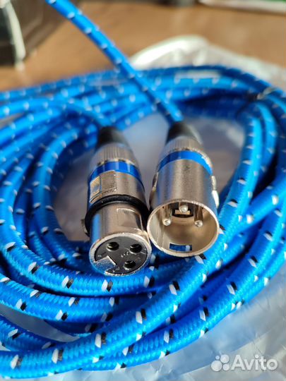 Провод микрофонный XLR3 5м