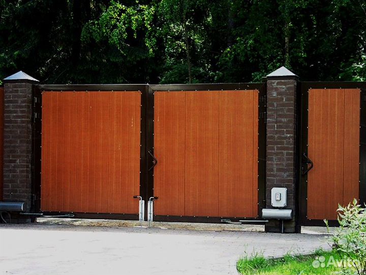 Ворота распашные все виды