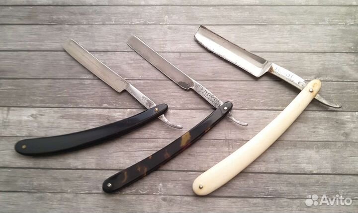 Опасная бритва, две одним лотом, один чехол. Нет 3