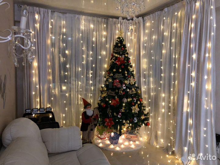 Гирлянды-шторы