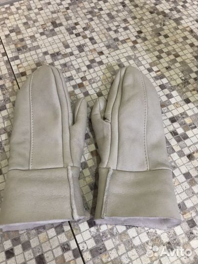 Варежки меховые женские