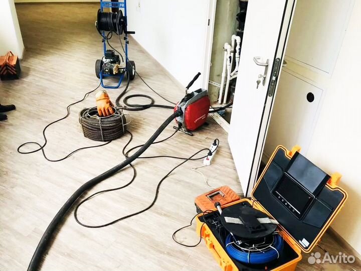 Устранение засоров Прочистка канализации труб 24/7