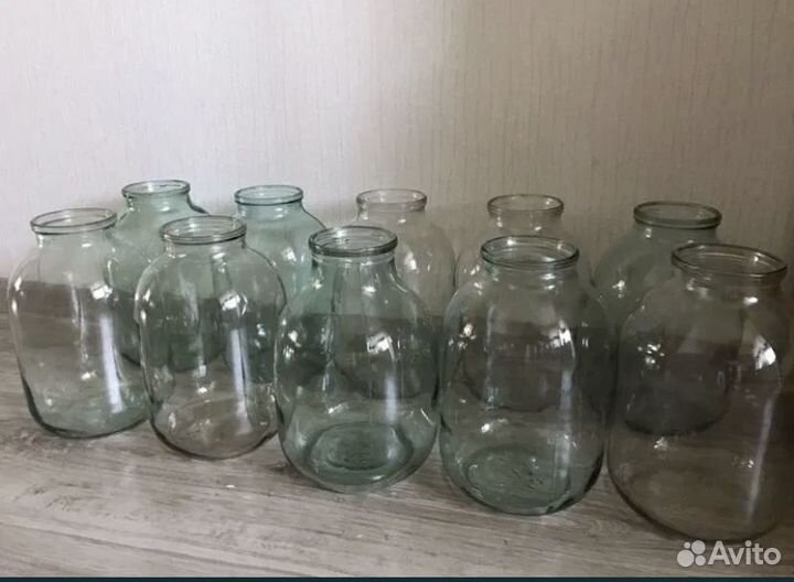 Стеклянная банка 3л. ско 82