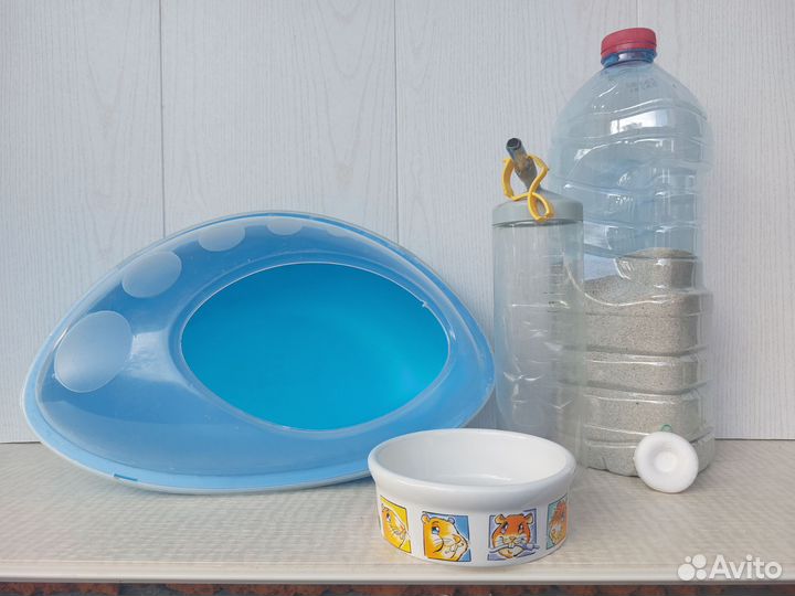 Ванночка для грызуна, миска, поильник