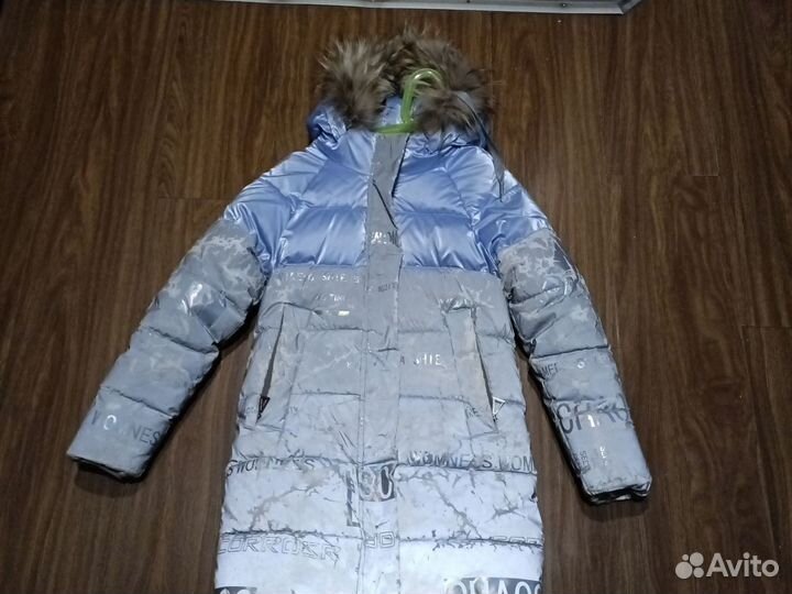 Пальто для девочки 140 бу