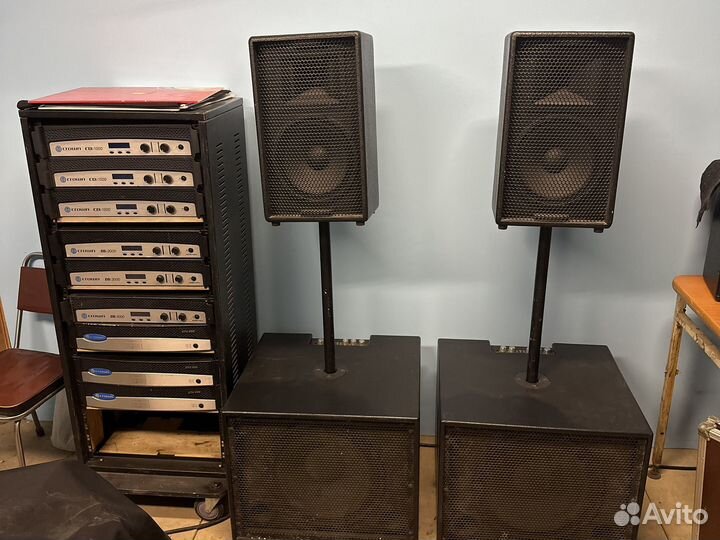 Вагон звука Dynacord Crown Сабы Сателиты