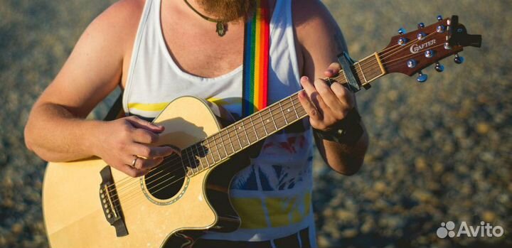 Электро Акустическая гитара Crafter Castaway ACE/N