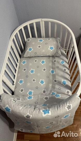 Детская кроватка круглая