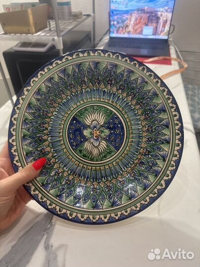 Блюдо ляган ручная работа